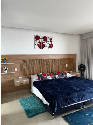 Cozy 2-bedroom cabin in charming Santiago de Tolú with WiFi, fitness room