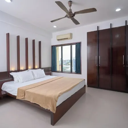 Spacious 3-bedroom water front apartment in serene Marine Drive Ernakulam Kerala