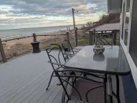 Beachfront home with beautiful view!  Spacious 4-bedroom in charming Kewaunee.
