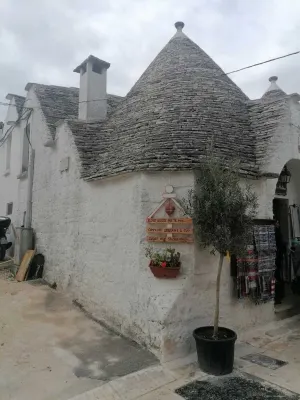 House with garden and terrace near sea and town of otranto puglia italy