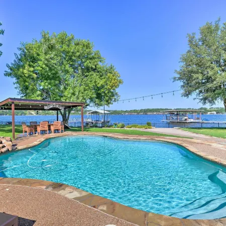 Spacious Granbury Home w/ Lakefront Outdoor Oasis!