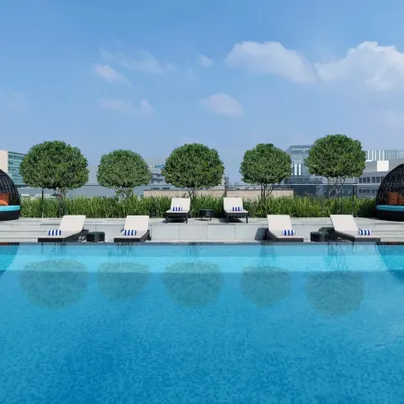 Hilton Garden Inn Bengaluru Embassy Manyata Business Park Отели рядом с достопримечательностью «Технопарк Маньята»