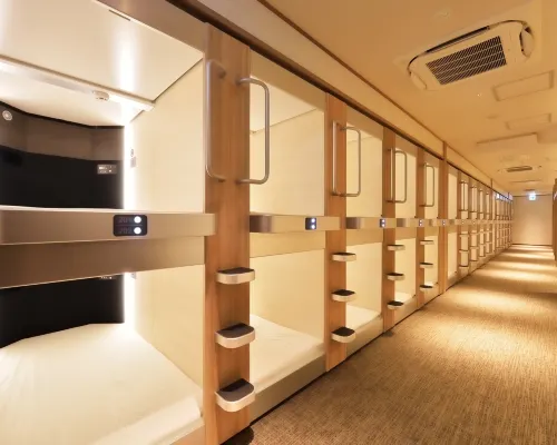 Cabin & Capsule Hotel J-Ship Osaka Namba Hotels near Naniwa Park