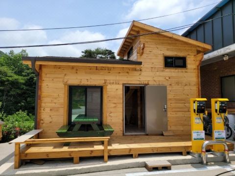 숲속에산장펜션 전경