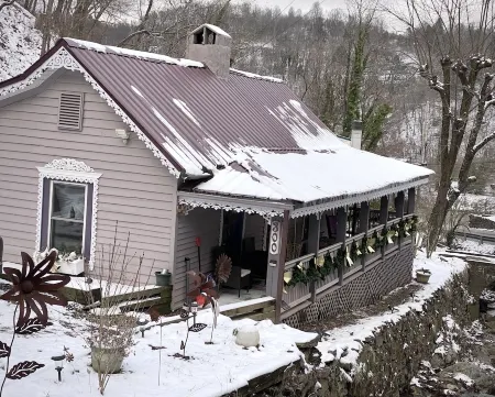 Plum Crooked Poet’s Cottage ~  Once Upon A Time ~ Alpine Charm ~ Not Damaged ~