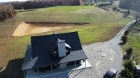 Brand New Farmhouse On 93 Acres On Pond. Beautiful View of Real Working Farm