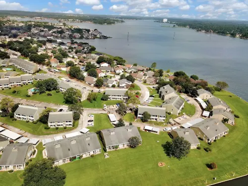 WaterFront Condo in upscale neighborhood of April Sound “Our Happy Place”