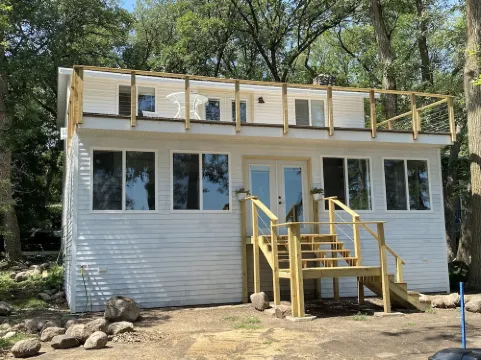 Pickerel Lake SD Cabin.  Beautiful cabin, amazing lake front location!