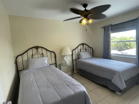 On Hutchinson Island. Large upstairs suite, private pool, beach is minutes away.