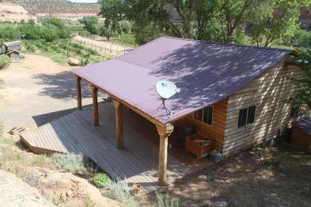 Vineyard views from our cozy Montezuma Cabin
