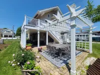 Beach House steps to private beaches in sought after location!