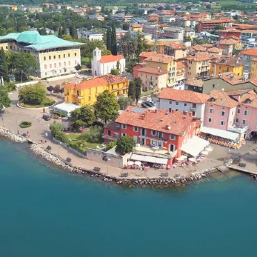 Beust House - Ada - Balcony Overlooking Lake, Harbor and Village