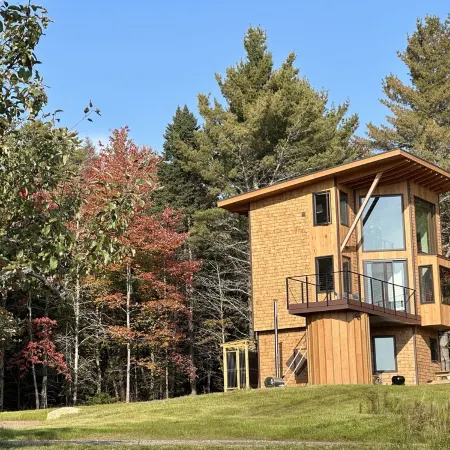 Enjoy whatever winter throws at you while you relax in the hot tub with a view!