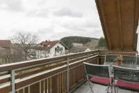 Spacious apartment with balcony and elevator with mountain views