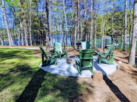 Lake Front, Quiet, Private cove on 4.75 acres, Canoe, 2 Kayak, 2 boat docks Отели в г. Окони Каунти