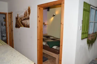 A holiday house / apartment with a difference - with a sauna in the living area.