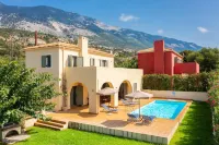 Villa Katerina Large Private Pool Walk to Beach Sea Views A C Wifi Car Not Required - 1021 - Villa