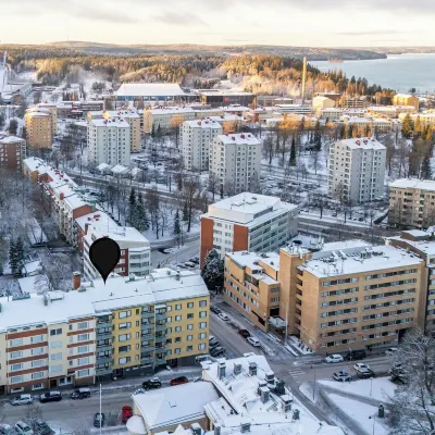 Bright & Spacious Studio in Lahti Center Hotels near Wemasto Areena