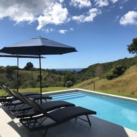 The Ranch At La Joya is a three bedroom modern farm house at Tres Palmas Estates
