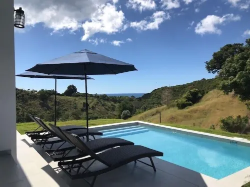 The Ranch At La Joya is a three bedroom modern farm house at Tres Palmas Estates