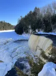 Trout Lake-Summer/Fall/Winter- UP near Mackinaw City/Beautiful Landmarks