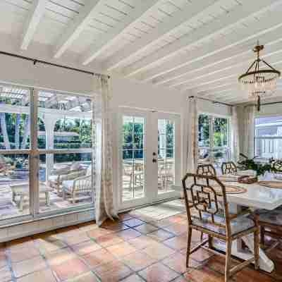 The Glenn House - Gather Poolside in a Breezy South End Getaway Dining/Meeting Rooms