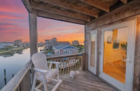 Spacious, newly remodeled, canal front home located in Avon, NC.