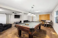 Lake front, spacious & cozy home with entertainment room.