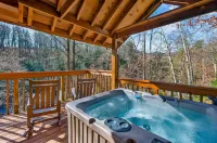 Hot Tub Location Cozy Studio Log Cabin Fireplace - 4-نجوم