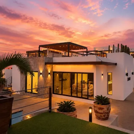 Modern, Clean & Airy Beach Retreat with Pool and Rooftop Ocean Views