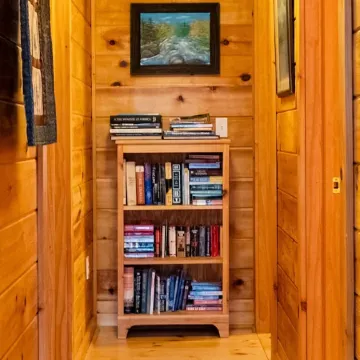 Secluded, Furnished, Log Home, Close To Many Adirondack Attractions.