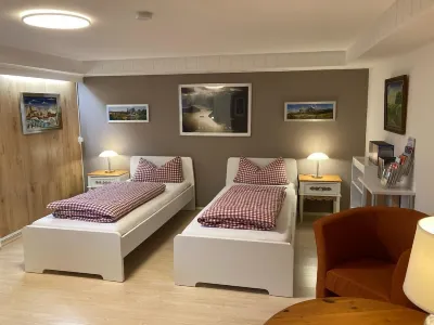 Fe apartm., in a quiet location, 5 minut. from the S-Bahn + Regio train station