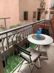Large apartment between beach and city- With parking and private beach.