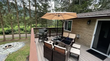 Free 50 Amp EV Charger Modern New, HotTub, A/C, Webber Grill, 2 Decks, FirePit