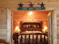 Cabin Dreams- Charming.  Romantic.   Jetted tub.  Screened porch.  10 min to SDC