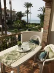 1ªLínie! Right on the beach, sea views, pool, climate, WIFI