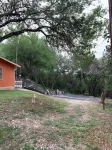 Hummingbird Cabin, located down Riverroad close to local shops and restaurants!
