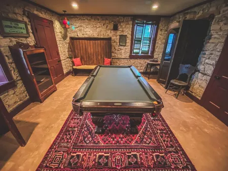 Funks Inn, a post civil war era home restored as it was in 1870.