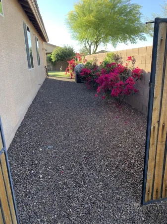 Great family friendly home very private back yard, heated pool & covered patio.