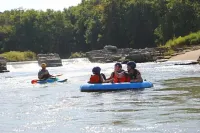 Glamping Family Cabin  - floating/fishing/golfing Illinois River near Tahlequah