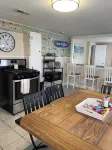Lower deck, Salisbury Beach, Melo's Beach House Rentals