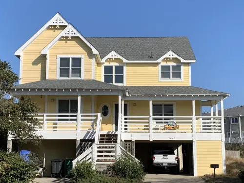 Water Music OBX:  Ocean views, easy beach access, private pool.  Pet friendly. - Beach