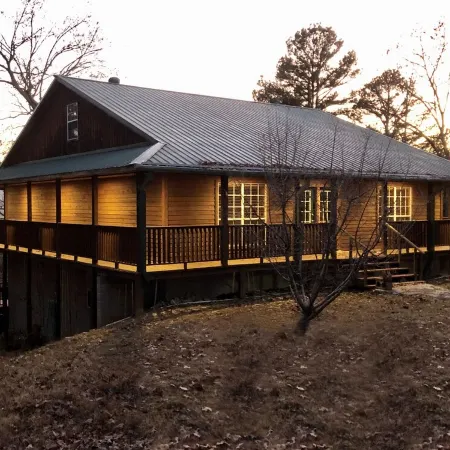 Secluded 3 Acres on the White River.  Custom Cabin with HotTub and Fire Pit!!!