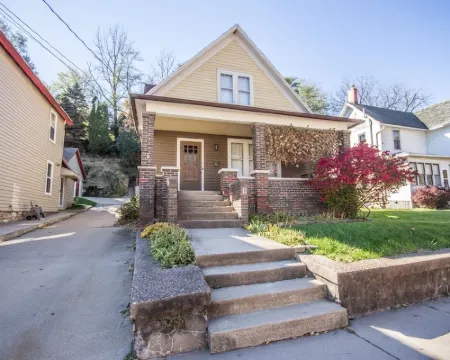 New Listing! Charming home two blocks from Galena Main St with deck and parking Hotels in West Galena Township