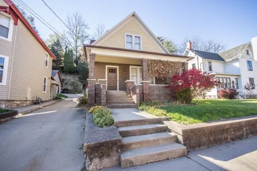 New Listing! Charming home two blocks from Galena Main St with deck and parking