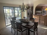 Serene, tree-shaded, mid-century retreat with beautiful views of the Catalinas Hotels in Casas Adobes