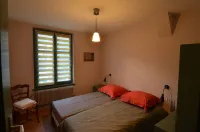 Half-timbered house of the 17th Century in the center of Bergheim, in the heart of the