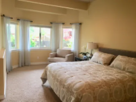 Spread out in a large,1600 sq foot comfort suite 1 bedroom plus additional nook