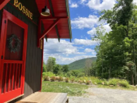 Handcrafted mountain cabin with gorgeous views Hotels in Johnsburg