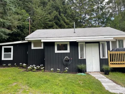 NEW Modern Catskills Cabin w/ HOT TUB & views Plattekill Mountain附近的飯店